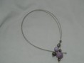 Collier mauve